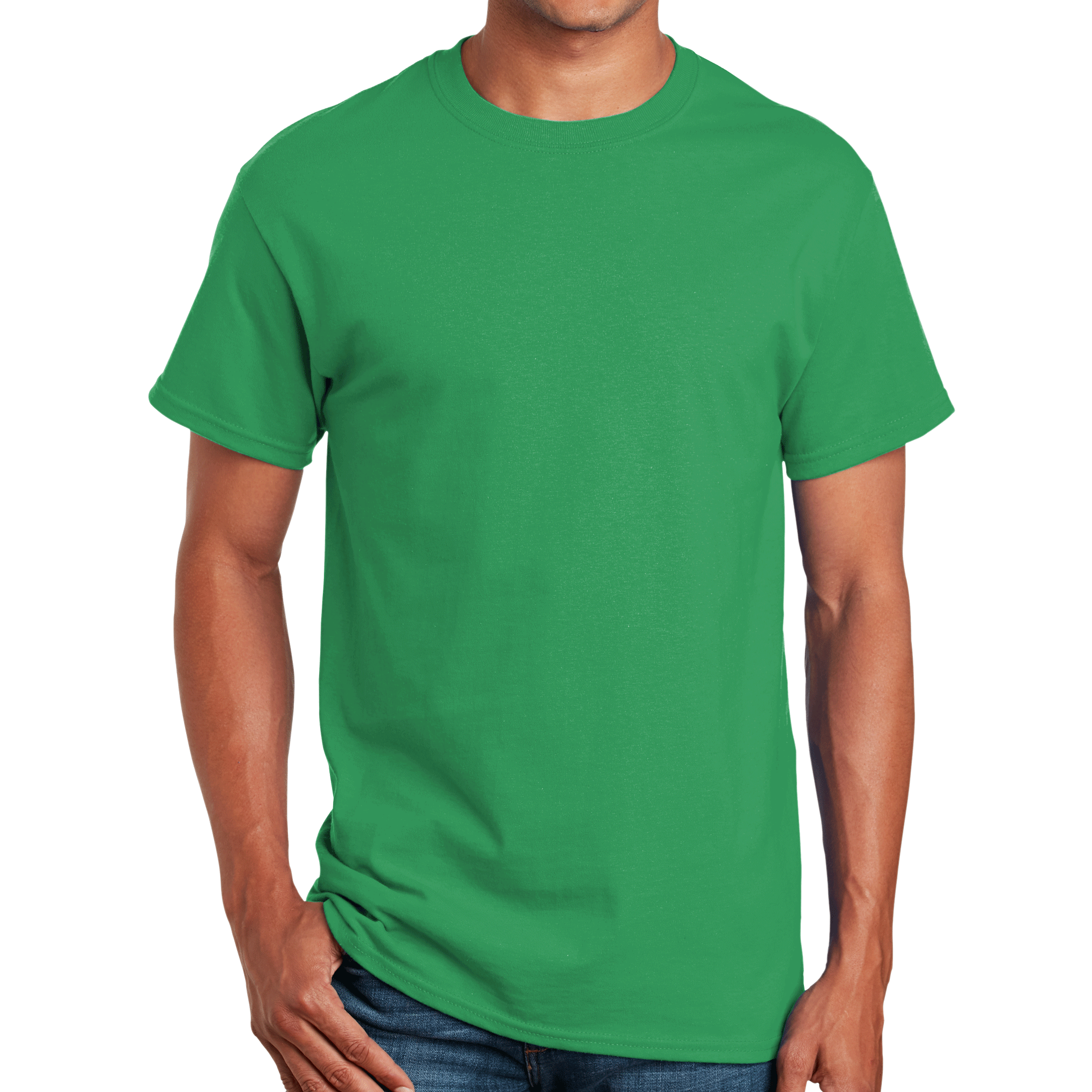 The Gildan Youth Ultra Cotton 6 oz T-Shirt - Kelly Green - XL, Boy's