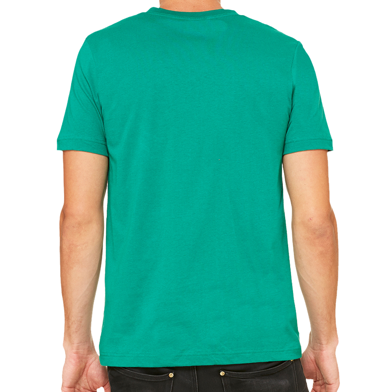 Zazzle PetiteWomen's Bella Canvas Kelly Green Plain Slim T-Shirt, Size: Adult M