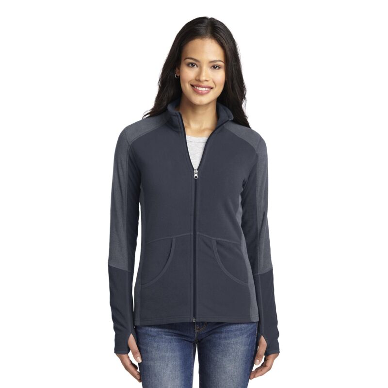 Women's Colorblock Microfleece Jacket Thumbnail