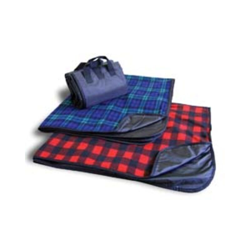 Fleece/Nylon Plaid Picnic Blanket Thumbnail
