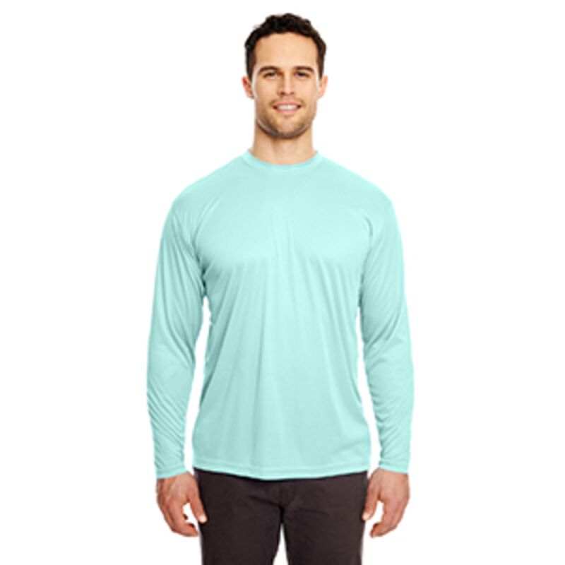 Adult Cool & Dry Sport Long-Sleeve Performance Interlock T-Shirt Thumbnail