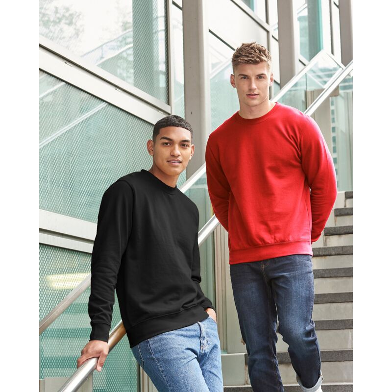 Adult Midweight College Crewneck Sweatshirt Thumbnail