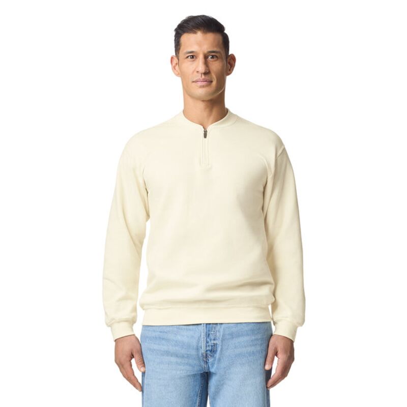 Unisex Softstyle Midweight Fleece Quarter-Zip Sweatshirt Thumbnail