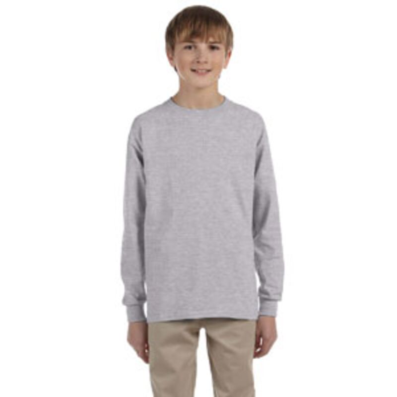Ultra Cotton® Youth 6 oz. Long-Sleeve T-Shirt Thumbnail