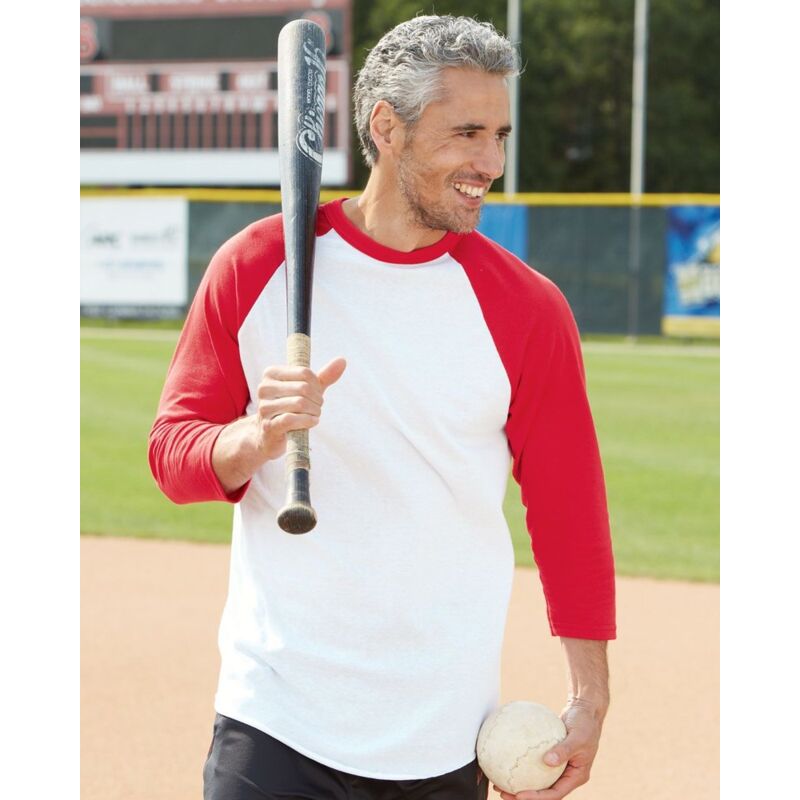  Augusta Three-Quarter Sleeve Baseball Jersey Thumbnail