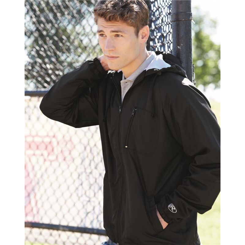 Hooded Full-Zip Wind Jacket Thumbnail